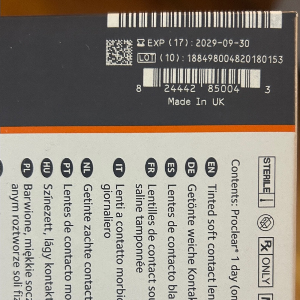 CooperVision Proclear 1 Day Contact Lenses - Picture 2 of 5